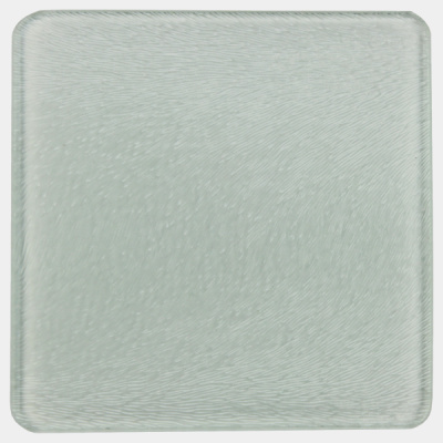 Square DyeTrans Glass Coaster, with White Sublimation Backing, 3.93" x 3.93" x .16". Tempered Textu Thumbnail